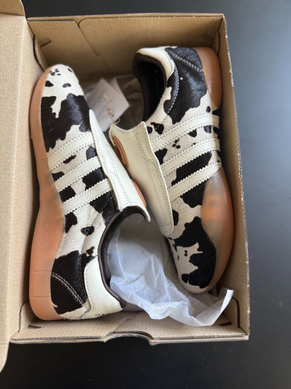 adidas Originals Taekwondo Mei Cow Print Pony Hair Sneakers – 6.5 NWT